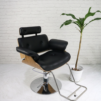 Kursi Salon Rambut Desain Ergonomis Kayu Melengkung Diskon Menarik Kursi Tata Rambut Wanita Kursi Rias