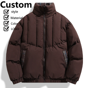 Chaqueta Acolchada con Capucha para Hombre de Alta Calidad al por Mayor, Chaqueta de Invierno con Mangas Acolchadas, Chaqueta Gruesa para Hombre - Product Image 1