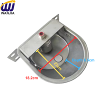 WANJIA WJ851 Nouvelle Abreuvoir Automatique en Acier Inoxydable 304 pour Bovins, Chèvres et Volailles – Abreuvoir Anti-Corrosion pour Bétail