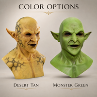 Masque en latex pour Halloween, jeu indépendant, Dark Bible, Ange déchu, Seigneur des mensonges, Imp, Démon, couvre-chef
