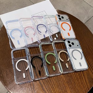 เคสแม่เหล็กสีลูกกวาดสำหรับ iPhone 18 17 Air 16 15 14 13 12 11 Pro Max Plus  ซิลิโคนใสกันกระแทกแบบนิ่ม - Product Image 1