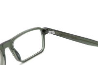 Montures optiques rectangulaires unisexes en acétate G5775F avec 5 barres et charnière fixe, compatibles avec clip-on, pour adultes