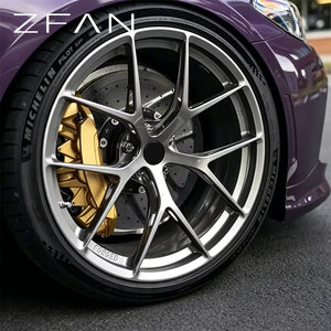 <span class=keywords><strong>ล้อ</strong></span>อัลลอยด์อลูมิเนียมฟอร์จ ZFAN OEM ขนาด 18-19 นิ้ว 5x112/5x120 สำหรับ M2/M3/M4 Mercedes CLA/AMG แบบหลายก้าน สีเงิน - Product Image 1