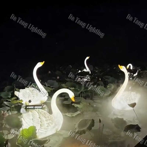 Graceful Swan Sculpture Lights for Public Parks Resorts Shopping Malls and Festival Landscape Attraction Displays - Product Image 2