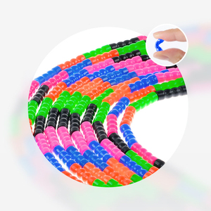 YUEDONG <span class=keywords><strong>Corde</strong></span> à <span class=keywords><strong>sauter</strong></span> perlée souple et détachable avec poignée antidérapante pour enfants et adultes, entraînement <span class=keywords><strong>quotidien</strong></span> de fitness - Product Image 6
