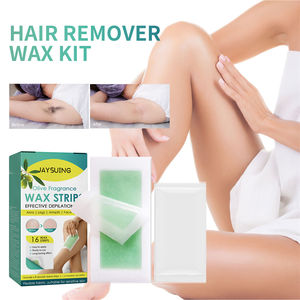 OEM Jaysuing profumo di oliva 16 pz <span class=keywords><strong>strisce</strong></span> di cera 4 pz carta per la rimozione dei capelli carta cera set private label cera depilatoria per le donne - Product Image 2
