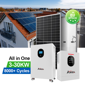 โซลูชั่นพลังงานแสงอาทิตย์แบบไฮบริดครบวงจร 5KW 10KW 15KW แผงโซลาร์เซลล์ MPPT แบตเตอรี่ลิเธียม สำหรับบ้าน โครงการพลังงานแสงอาทิตย์เชิงพาณิชย์ขนาดเล็ก HES05WT M - Product Image 1