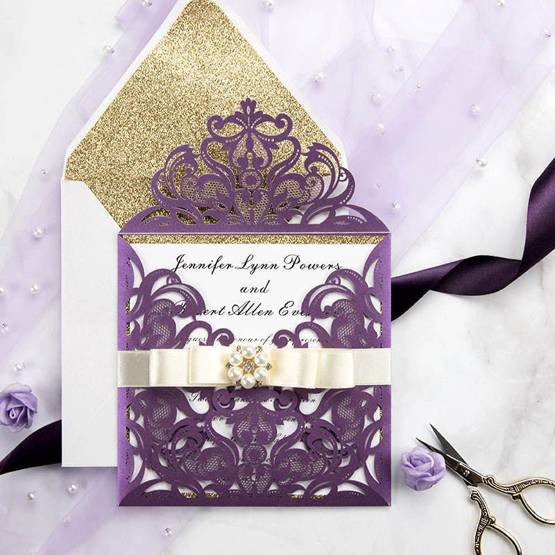 Enveloppe de carte de mariage