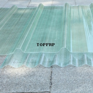 แผ่นหลังคาไฟเบอร์กลาสใสคุณภาพสูงแบบลูกฟูก - Product Image 4