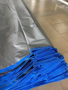 Bâche en polyéthylène bon marché de 60 x 60 pieds, couleur bleu argent - Product Image 6