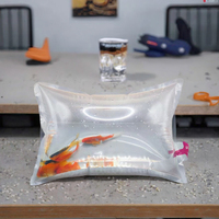 Sacs de transport pour poissons vivants en gros – Emballage oxygéné PE de bonne qualité, étanche, pour l'expédition de poissons vivants – Sac pochette pour aquarium