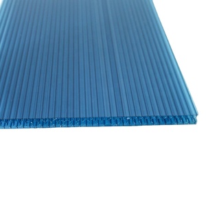 Songxia thiết kế hiện đại 6mm dày bền đôi tường <span class=keywords><strong>Polycarbonate</strong></span> tấm rỗng cho nhà kính carport mái hiên ứng dụng - Product Image 6