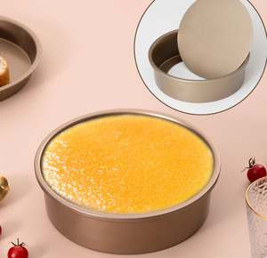 5PCS Steel <b>Bakeware</b> <b>Sets</b> with Round Cake Pan Round Pizza Pan Sheet Pan Reusable Baking <b>Sets</b> for Various Baking Gift - Product Image 6