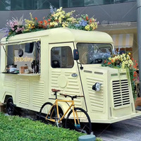 Camion de restauration électrique avec cuisine complète, équipement pour pizzas, burgers, glaces et café - Garantie 1 an, cadre résistant à la rouille
