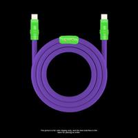 Câble de chargeur de téléphone portable USB-C vers Type-C de 1 m 240 W, charge rapide PD 5A, transfert de données, conducteur en cuivre pur, silicone souple
