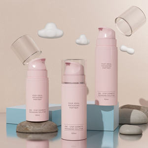 Wholesale <strong>Pink</strong> PET Travel Skin Care Foam <strong>Bottle</strong> 100ml 120ml 150ml Refillable Pump Mousse Foaming Refillable <strong>Bottle</strong> Manufacturer - Product Image 3