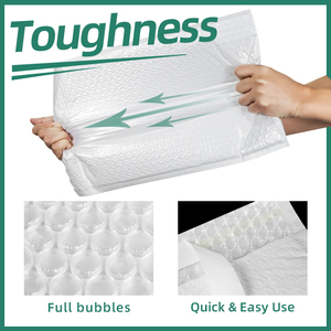 Đóng gói tùy chỉnh in OEM giá thấp compostable bong bóng bưu phẩm độn thêm túi nhỏ với bong bóng - Product Image 2