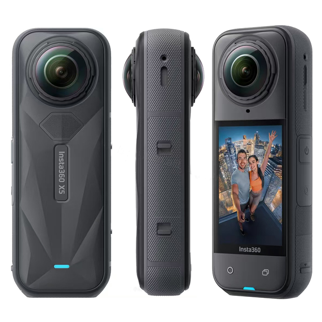 Original Insta 360 X5 Professional 8K 60FPS 360 Video Camera Waterproof CMOS Imaging Sensor Sport Action Motorcycle Recording