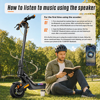Trottinette électrique AURORIDE ES-N8 pliable, étanche, longue autonomie 60-80 km, moteur sans balais, déverrouillage intelligent par application, double suspension
