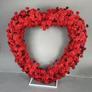Y-HOA078 Horn Shaped Wedding <b>Arch</b> Flowers Silk Rose Horn <b>Arch</b> Flowers Arrangement Backdrop White Flowers <b>Arch</b> Home <b>Decor</b> Item - Product Image 5