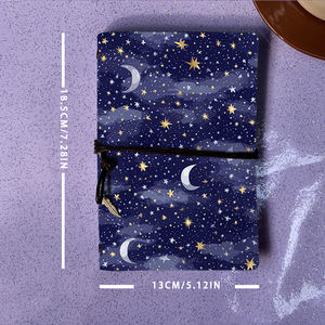 Carnet <span class=keywords><strong>de</strong></span> bureau A6 fait à la main 80 feuilles remplaçables papier vintage épais parfait pour les adultes <span class=keywords><strong>de</strong></span> <span class=keywords><strong>travail</strong></span> avec des feuilles <span class=keywords><strong>de</strong></span> palmier dans divers - Product Image 4