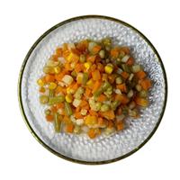 Mélange de légumes en conserve de qualité restaurant (pomme de terre, maïs, carotte, haricots verts) 24 boîtes emballage d'exportation