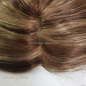 <span class=keywords><strong>Capelli</strong></span> ricci personalizzati colore chiaro doppio mono base <span class=keywords><strong>donna</strong></span> topper 100% veri <span class=keywords><strong>capelli</strong></span> umani per <span class=keywords><strong>capelli</strong></span> sottili <span class=keywords><strong>donna</strong></span> all'ingrosso - Product Image 2