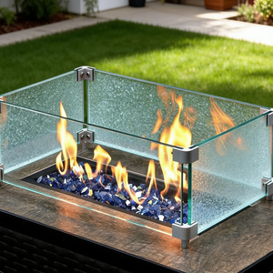 หินแก้วทนความร้อนสูง ปรับแต่งขนาดและสีได้ ใช้สำหรับตกแต่งและเตาไฟ - Product Image 4