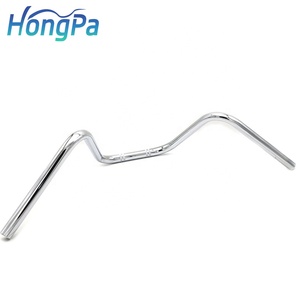 Manubrio per <span class=keywords><strong>moto</strong></span> Ape <span class=keywords><strong>Vintage</strong></span> in metallo nero/cromato manubrio per <span class=keywords><strong>moto</strong></span> a vita alta - Product Image 3