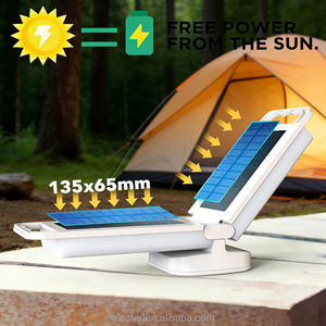Linterna Solar de Emergencia para Camping, Recargable, Batería de 6000mAh, IP65 Impermeable, Luz Blanca Neutra de 280 Lúmenes - Product Image 3