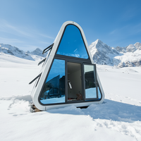Tente de camping mobile Triangle House Homestay, grande structure en acier, conteneur anticorrosion pour camping en plein air, vacances, abri contre la pluie