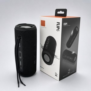 ลำโพงพกพา FLIP6 รุ่นใหม่ BT5.3 วัสดุ ABS+ผ้า ระบบเสียงรอบทิศทาง 360 องศา กันน้ำ IPX6 ลำโพงสำหรับใช้งานกลางแจ้ง รองรับ TF/USB/AUX/FM ใช้พลังงานแบตเตอรี่ - Product Image 1