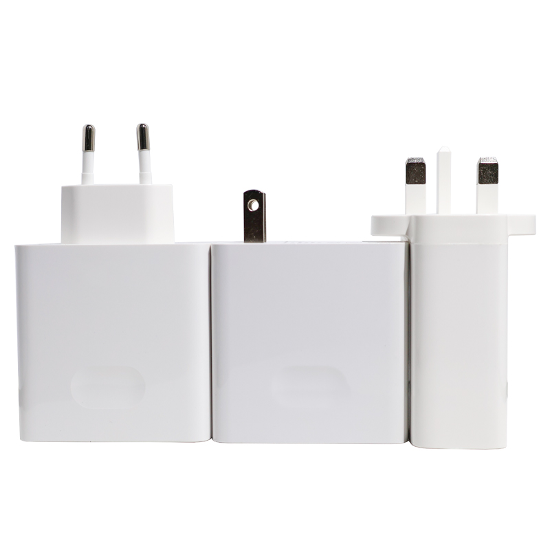 White 65W charger