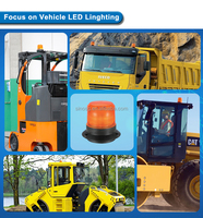 Nouvelles Balises LED avec Couvercle Diffuseur, Clignotantes/Rotatives en Option, Indice de Protection IP65, Économes en Énergie, Faible Émission de Chaleur, Sans Entretien, Feux d'Avertissement