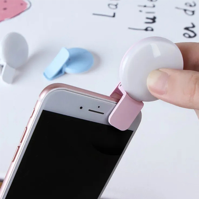 Factory Cheap Price Mini Rechargeable With Cell Phone Mobile Beauty Usb Photographic Lighting Led Selfie Ring Light