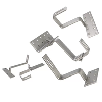 Accessoires de toiture en tuiles émaillées SHUNLIDE, support photovoltaïque triangulaire, crochet de fixation, acier inoxydable 304, clip de base solaire type 2 mm