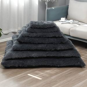 Nordic गुलाबी 110*75 सेमी बड़ा जंबो फोल्डेबल कुत्ते बिस्तर क्लासिक आयताकार पालतू बिल्ली कुशन प्रत्यक्ष निर्माता धोने योग्य नकली पालतू बिस्तर - Product Image 5