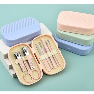 <span class=keywords><strong>Set</strong></span> manikur pedikur kuku 8 dalam 1, alat manikur kayu warna-warni baru - Product Image 2
