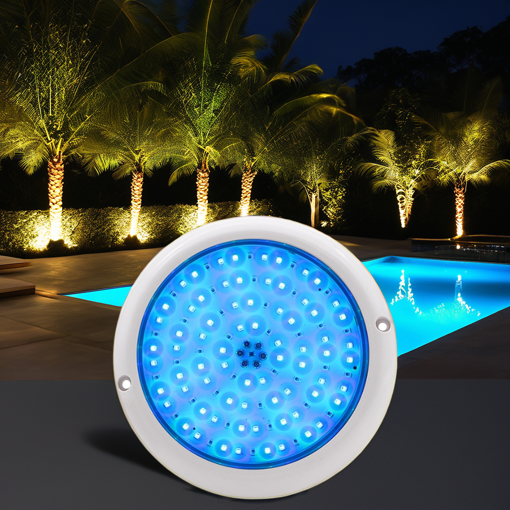 New Arrivals Mini 150mm 12W Remote Control RGB Underwater Light Resin Filled LED Swimming Pool Lamp
