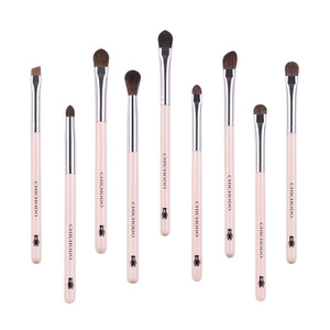 Cangzhou Makeup Brush Set 9-Piece Synthetic Hair Wooden Handle <b>Eye</b> <b>Shadow</b> Brushes Round Shape For Makeup Application - Product Image 4