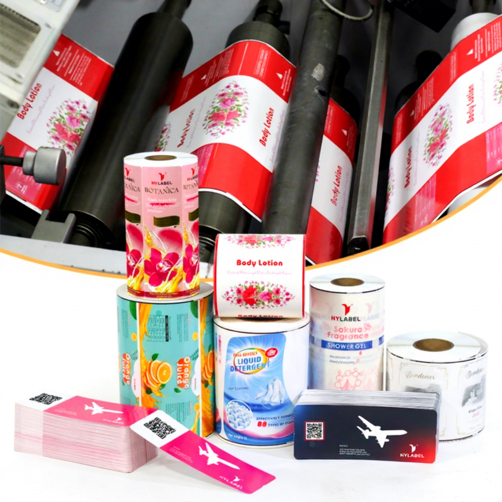 Custom Logo Sticker Adhesive Paper Juice Bottle Label Meat Food Label Packaging Sticker Food Beverage Bottle Packaging Label