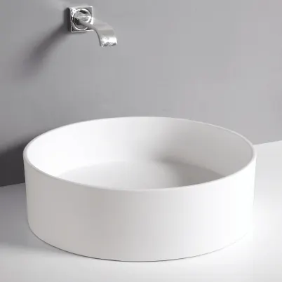 Распродажа, искусственные мраморные раковины из камня, раковина для ванной комнаты, Современная круглая раковина для ванной комнаты M653