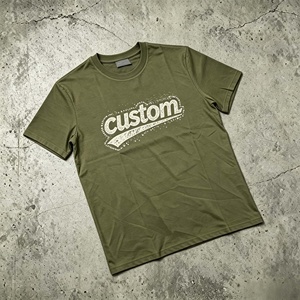 Camiseta Personalizada de Manga Corta para Hombre con Estampado, Cuello Redondo, Informal, Holgada, de Algodón, para Verano - Product Image 2