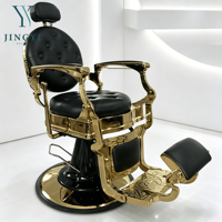 Chaise de salon de beauté mobilier pour salon de coiffure chaise de coiffeur chaise de coiffeur antique avec pompe hydraulique