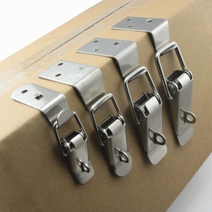 Stainless Steel Curved Hook And Buckle 90 Degree <b>Lock</b> For Toolbox Furniture Industrial Design Durable Metal Box <b>Lock</b> - Product Image 3