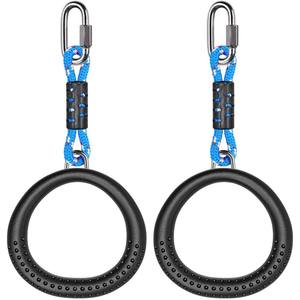 Anillo <span class=keywords><strong>de</strong></span> Gimnasia <span class=keywords><strong>de</strong></span> Entrenamiento <span class=keywords><strong>de</strong></span> Fuerza <span class=keywords><strong>de</strong></span> 6.7 Pulgadas con Correas Ajustables Rápidas <span class=keywords><strong>de</strong></span> 11 Pulgadas y Logotipo Personalizado - Product Image 1