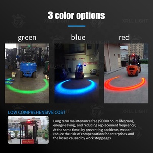 Ip67 24v Warehouse Trafficsafty U <b>Led</b> Blue <b>Red</b> Zone Safety <b>Light</b> - Product Image 6