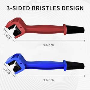 Nettoyeur de chaîne de moto et de vélo, outil de nettoyage des engrenages, brosse de nettoyage pour l'entretien des vélos, kit pour chaîne et engrenages - Product Image 4