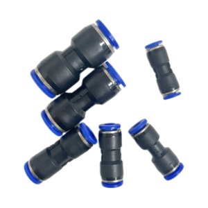 Pneumatic <strong>Fittings</strong> PU Kit 4mm 6mm 10mm 12mm Straight One Touch Union Plastic <strong>Push</strong> in Quick Pneumatic <strong>Connector</strong> - Product Image 2