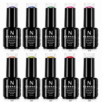 Vernis à ongles en gel professionnel, haute pigmentation, séchage rapide, effet soak-off, compatible UV/LED, longue tenue, finition brillante, pour nail art et manucure